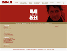 Tablet Screenshot of madinier.com